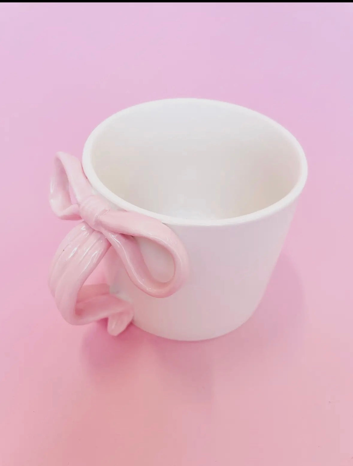 Coquette Pink Bow Mug